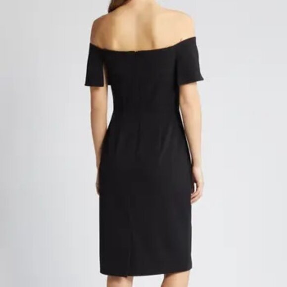 VINCE CAMUTO Off-the-Shoulder Popover Cocktail Dress - Picture 5 of 5